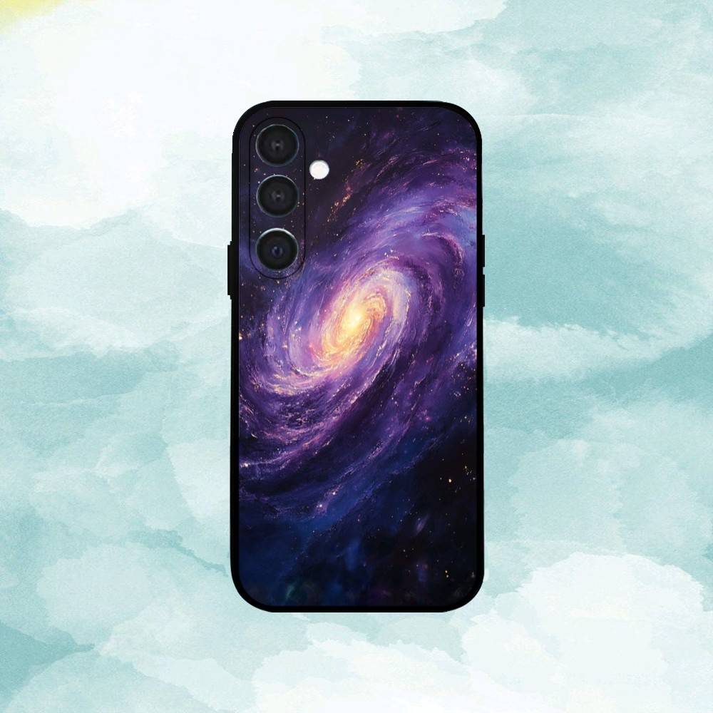 Space Galaxy Universe  Phone Case For Samsung  A73,A21s,A22,A31,A32,A52,A53,A71,A80,Soft Black Shell