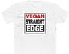 Vegan Straight Edge Street Wear T-Shirt - Bella/Canvas Jersey Cotton