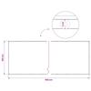 Balcony Privacy Screen 150 x 700 cm Fabric with PU Coating Sand