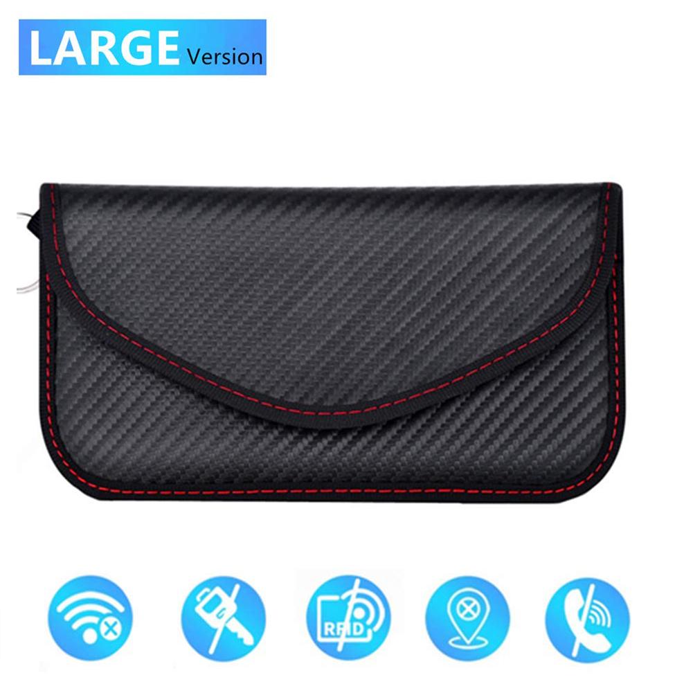 Signal Blocker Pouch for Car Cell Phone Car Keys Remote Control Shielding Bag Safe Signal Blocking Case Auto Accessories