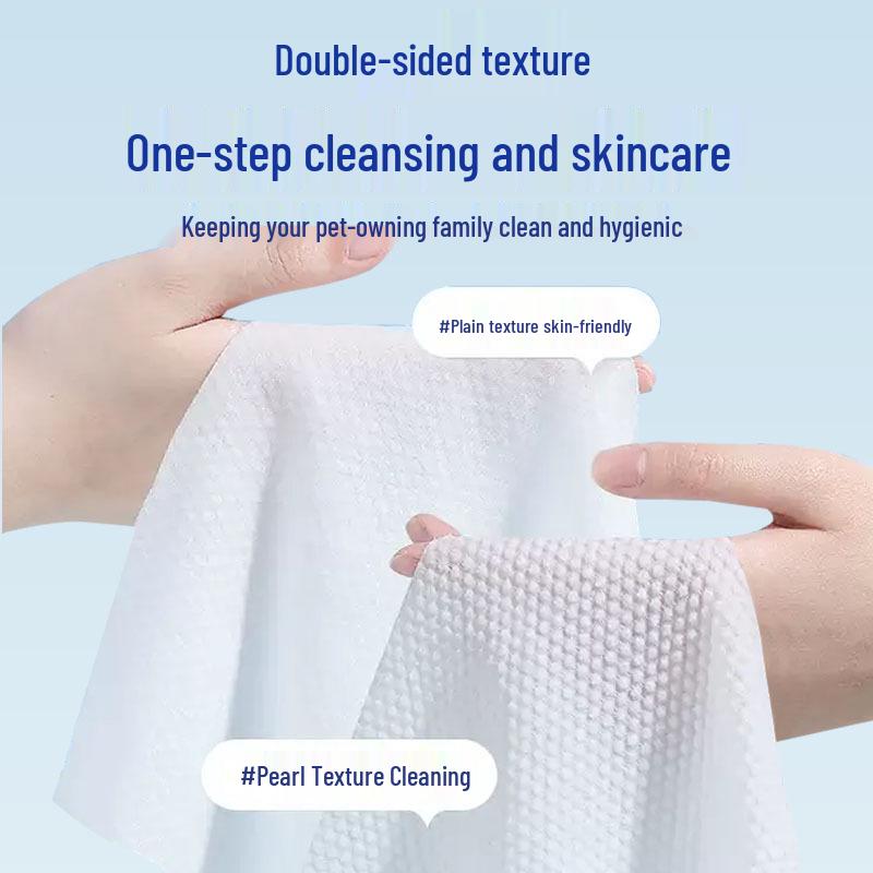 Disposable No-Rinse Pet Cleaning Gloves - Dry Shampoo & Deodorizing Wipes for Cats & Dogs