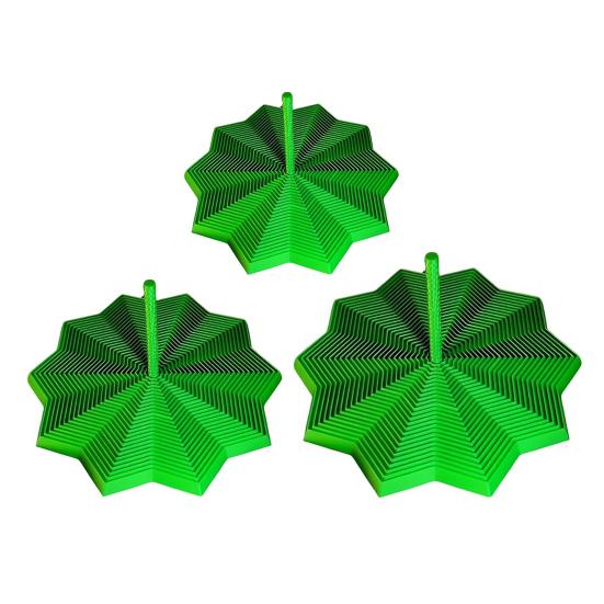 1/3Pcs 3D Printed Expanded Fidget Star Expandable Fractal Hexagon with Handle Stress Anxiety Relief Honeycomb Whirling Spiral Star Sensory Toy