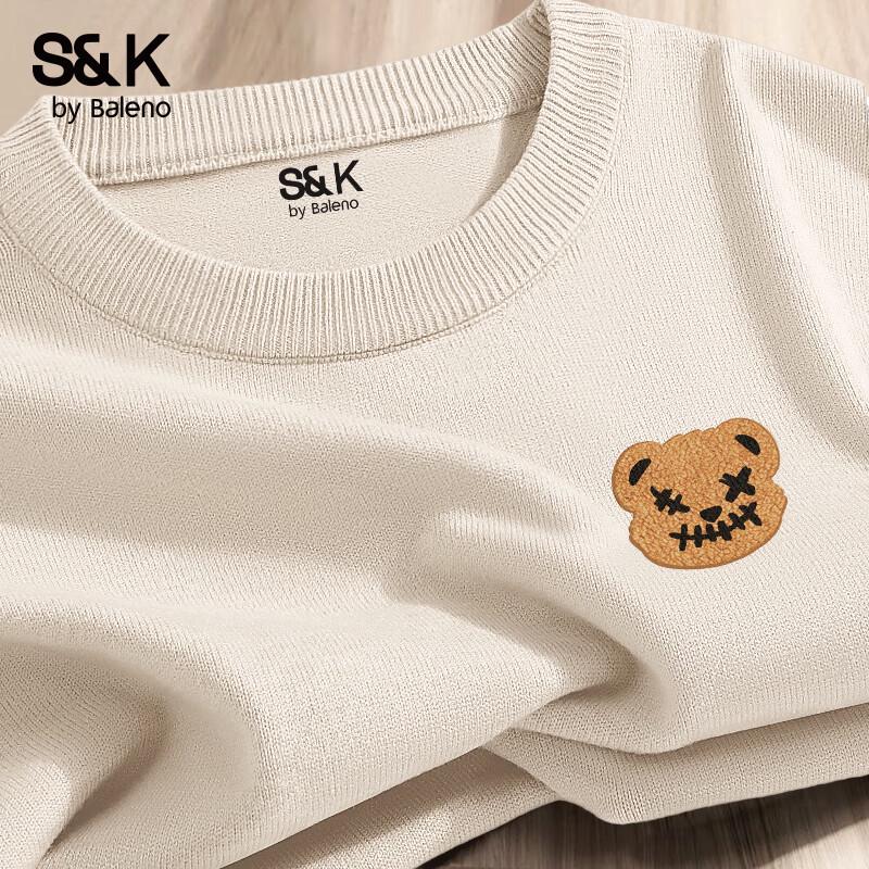 

Baleno Men s S&K Series Felt Bear Knit Sweater 2XL