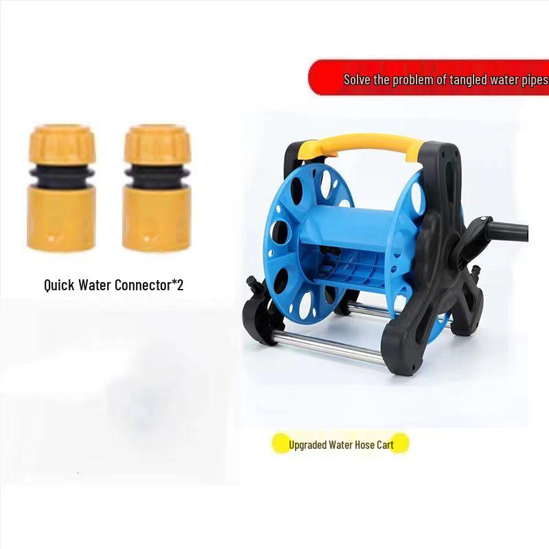 Garden Hose Storage Rack & Reel – Car Wash & Household Tool