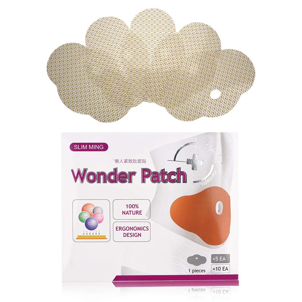 5pcs/Bag Lazy Weight Loss Belly Fat Burning Patches Stomach Abdomen Slimming Navel Stickers