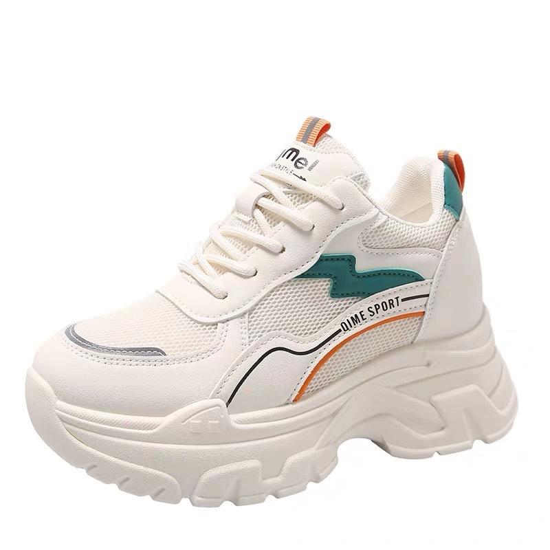 Schuhe 22 neue Frühling Plateau Dad Shoes Netz atmungsaktiv lässige höhenverstellende Sneaker