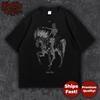 Death Tarot Card T-Shirt XIII Gothic Occult Skeleton Horse Mystical Streetwear Tee