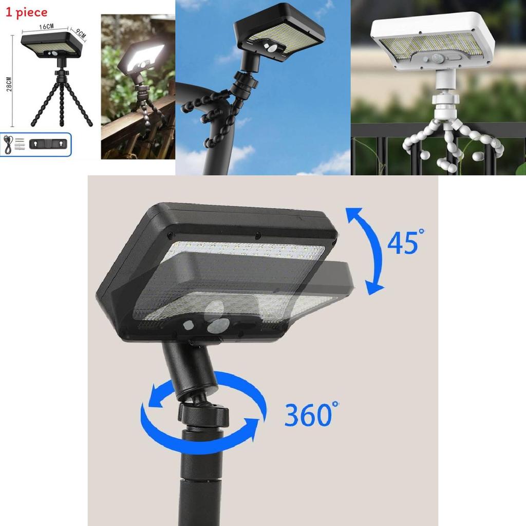 Octopus Solar Powered Motion Sensor Lamp For Patio And Yard Lighting