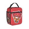 Kasane Teto Bold Text Manga Lunch Box For Girls Boys  School Print Lunch Box Casual Water-resistant Thermal Tote Handbags