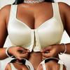 European and American TK front buckle large size gathering sports rimless vest type rimless bra underwear
