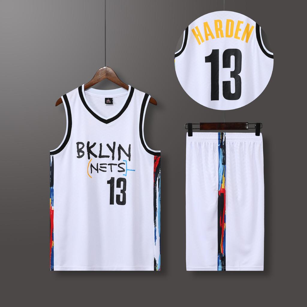 Nets City Edition White basketball jersey No.13 James Harden