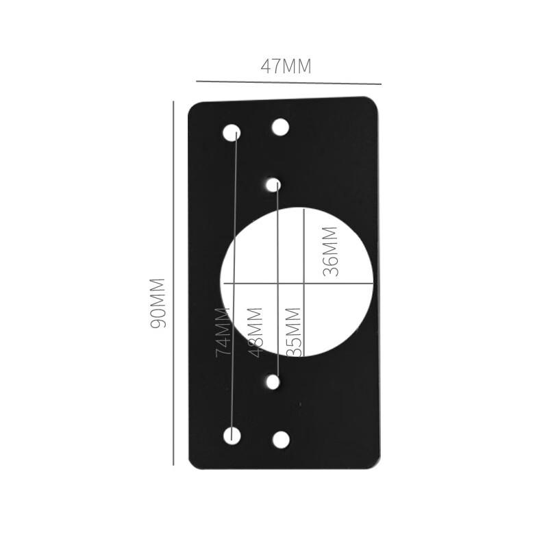 Stainless Steel Cabinet Hinge Repair Plate Kit