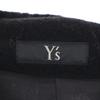 Y's No Color Jacket Black Series Ribbed Knit Sleeves Women Used