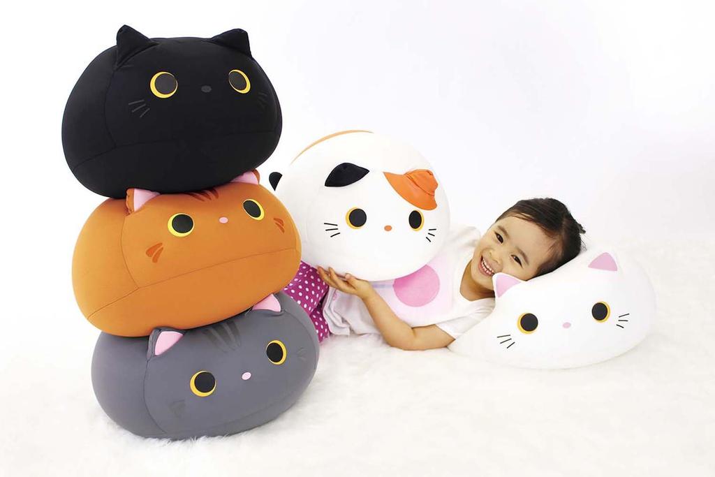 MOGU Mogucci Mi-tan Cushion - A Bead Cushion That Your Body Needs - Hard To Wear Out - Powder Beads Used - Small Size (approx. 29x24x35cm) - Grey -