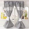 Miniature Decorative Window Curtain Stripe Curtain Accessory For 1/12 Dollhouses Scene Bedroom Landscape Accessories