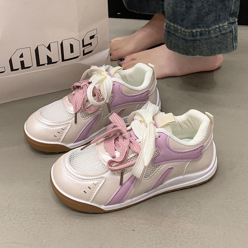 Flat-bottomed German Training Shoes New Summer Thin Mesh Breathable Forrest Gump Casual Sports Dad Shoes