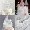 Easy To Install Elk Miniatures Elk Artificial Mini Deer Beautiful Sika Deer Statue  Christmas