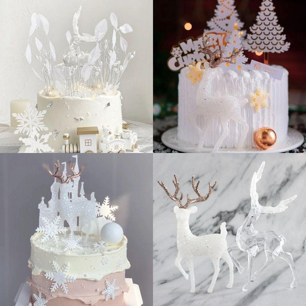 Easy To Install Elk Miniatures Elk Artificial Mini Deer Beautiful Sika Deer Statue  Christmas