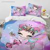 Cartoon Cute Ballet Girl Ballerina Bedding Set Bedroom Soft Modern Bedspreads Comefortable Duvet Cover Quilt Cover Pillowcase