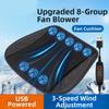 Fast Blowing USB Fan Blowing Seat Cushion Car Ventilated Seat Cushion  Office Chairs