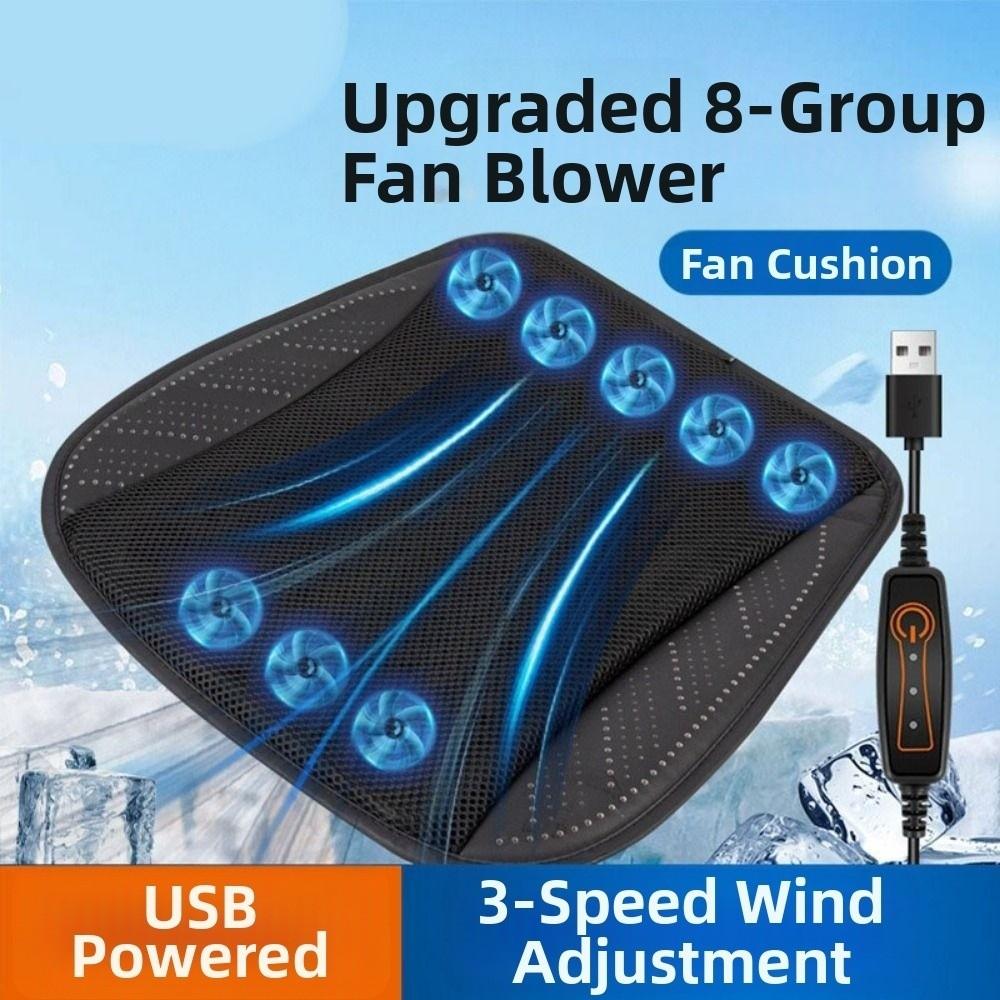 Fast Blowing USB Fan Blowing Seat Cushion Car Ventilated Seat Cushion Office Chairs