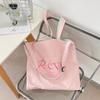 Summer Canvas Bag Women's New Large-capacity Tote Bag Embroidered Versatile Shoulder