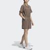 Adidas Future Of Tech Short-Sleeve Jumpsuit Women Jumpsuit Coffee HY2844