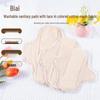 Washable Lace-Style Reusable Sanitary Napkins with Mesh Fabric
