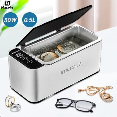 Ultrazvukový čistič 50W Ultrazvukový čistič brýlí Čistič šperků 500ML Ultrazvukový čisticí stroj Ultrazvuková mycí lázeň na brýle