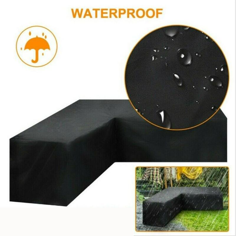 Furniture Corner Rattan Cover Garden Outdoor Sofa Protecter L 30030098cm Shape