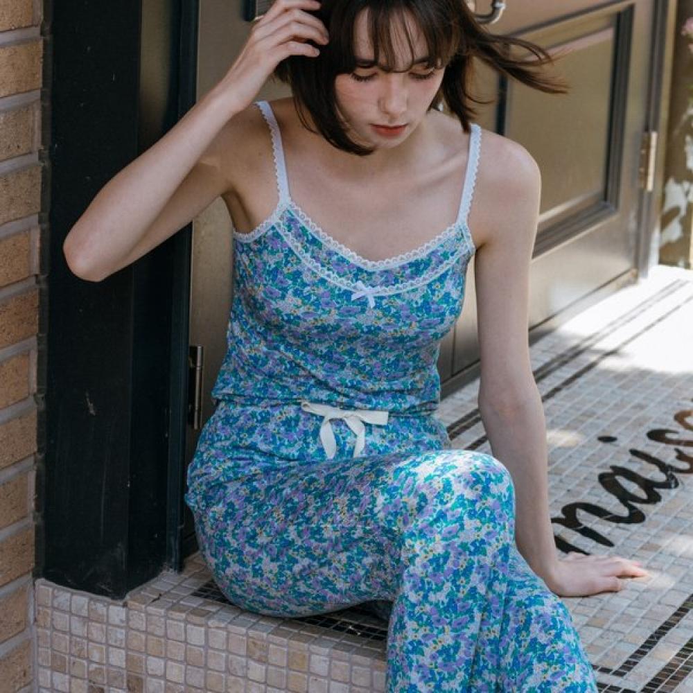 Frenchiel Дельфиниум Модал Длинные Брюки Синие Fwep829l S
