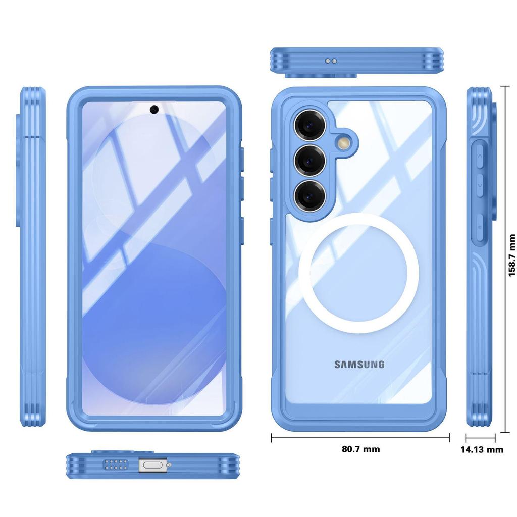 Compatible with Samsung Galaxy S26 Series: Shockproof, Drop-proof Full Coverage Phone Case with Integrated Shell and Film.
