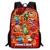 Minecraft Printed Backpack Children'S Elementary School Bag