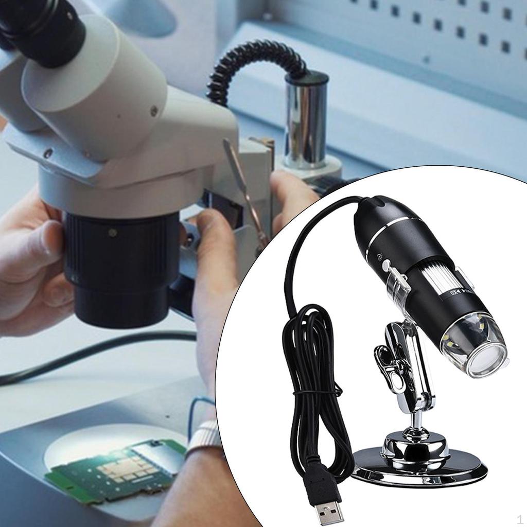 Digital Magnifying Glass with Adjustable Stand for Electronics And Soldering