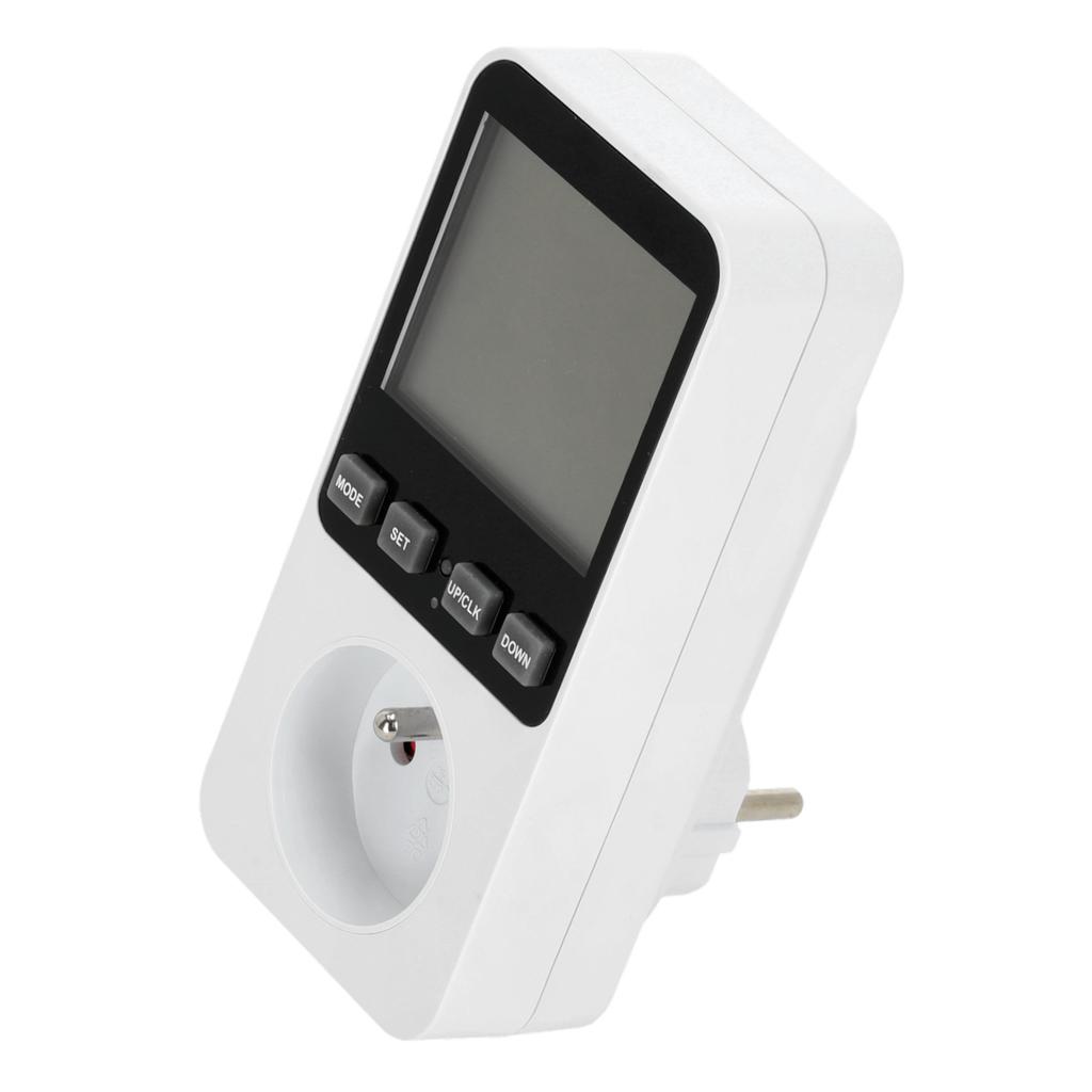 PMM3 White Energy Consumption Meter, 230 V, with LCD Display