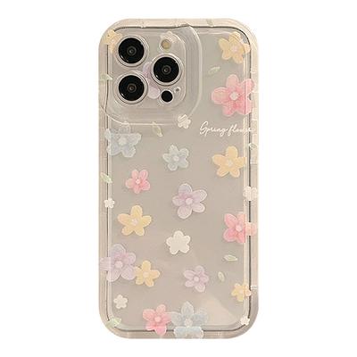 Dopamine Color Small Flowers Suitable for Apple 15promax Mobile Phone Case Iphone13/14p/16/12