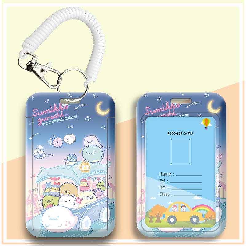 Cartoon Campus Student ID & Badge Holder Lanyard