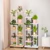 Wrought Iron Multi-Layer Tall Indoor Flower Stand for Living Room or Balcony