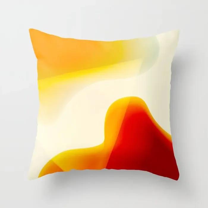 Decorazione Casa Federa Copricuscino per Divano Nordico Soggiorno Astratto Cuore Rosa