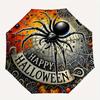 1pc Halloween Spider Decorations Automatic Open/close Folding Umbrella, Compact Portable Travel Umbrella,Durable Construction yy250814169