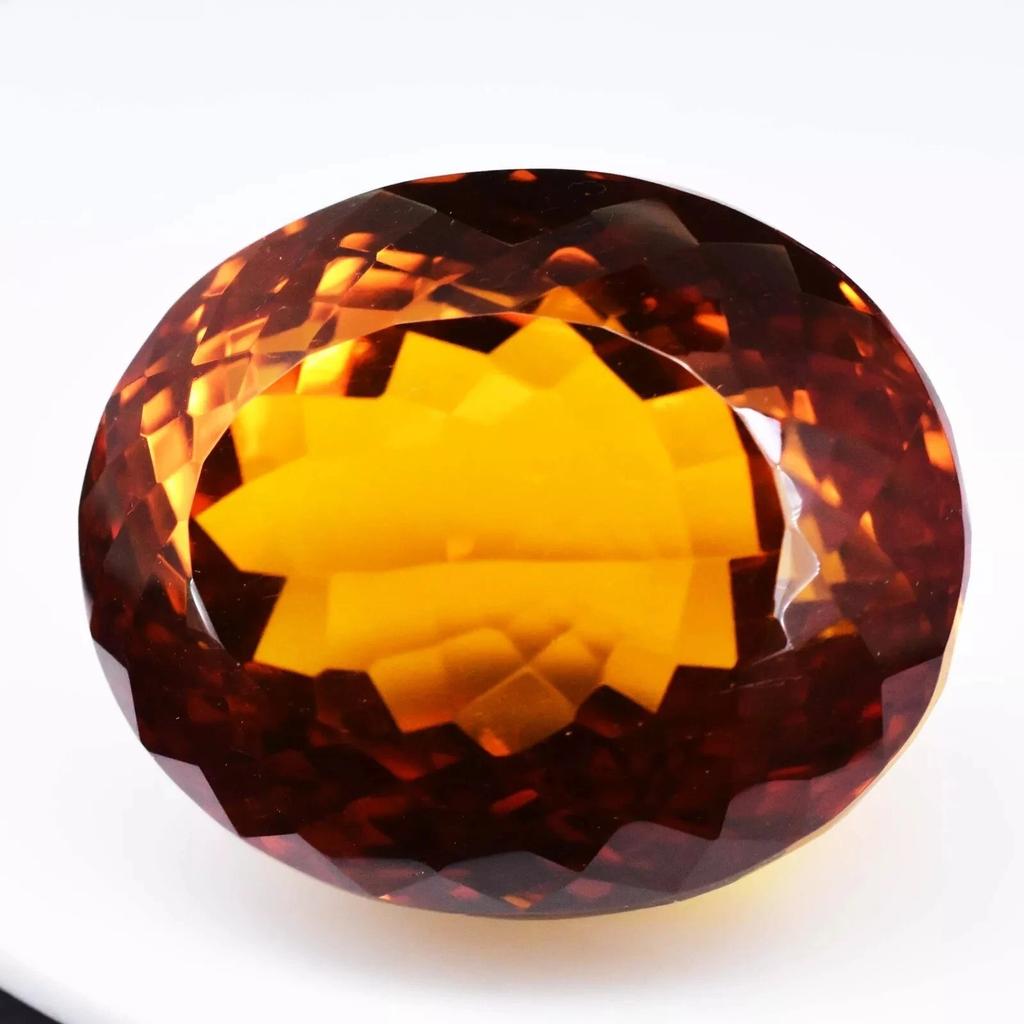 Natural Orange Citrine Brazilian 240+ Ct Certified Stunning Loose Gemstone