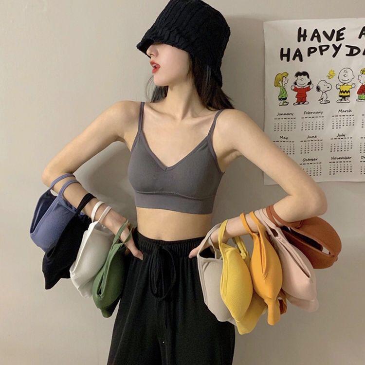 Beautiful Cross-Border Wireless Bra with Stylish Back Straps - Perfect for Students and Trendsetters