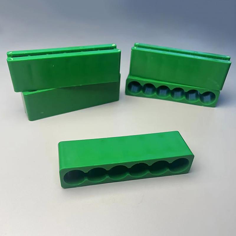 Suport fix pentru baterie cu litiu 18650 Șase pachete de baterii Dispozitiv de fixare din plastic ABS Sudura rapidă prin puncte Suport cu două fețe pe un singur rând