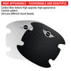4PCS Carbon fiber Car Door Handle Protection Sticker Emblem Accessories For MINI Cooper Countryman Clubman F54 F56 F55 F60 R60 R61