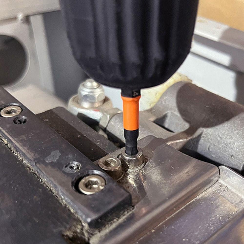 6Pcs 1/4 Shank Screwdriver Bit Magnetic Screwdriver Socket Bit High Quality Hexagonal Drill Bit