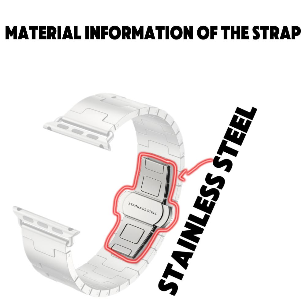 Luxurious Titanium Band For Apple Watch Series 10 46mm 42mm Metal Business Bracelet iWatch Ultra1/2 49mm 45mm 44mm 38mm 40mm 41mm Watchband SE