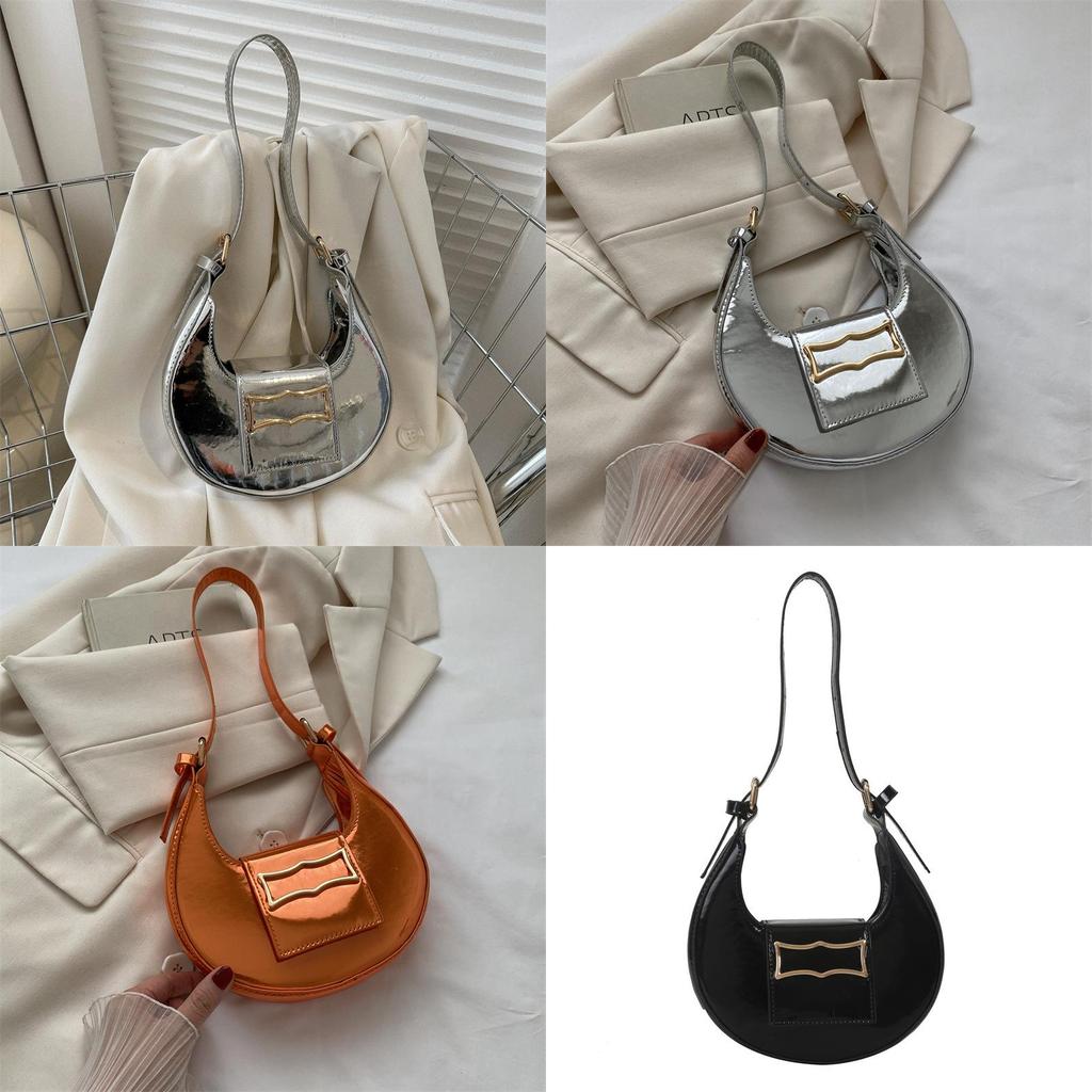 Trendy Chic Women's Shoulder Bag Simple Fashion Pu Material Street Style Small Crossbody Bag