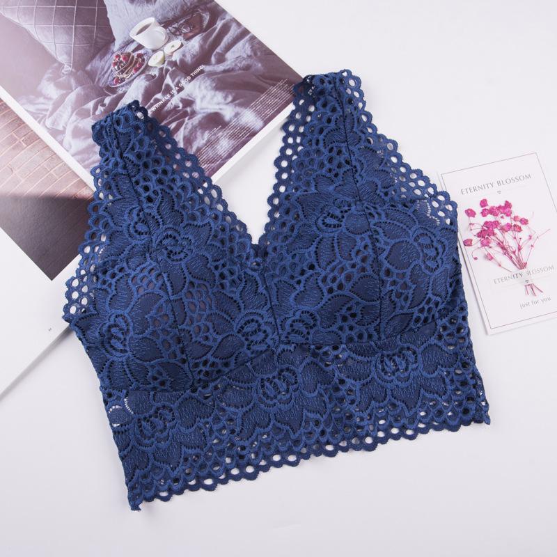 Breast wrap tube top women's summer thin lace beautiful back without steel ring underwear bra gathering sexy base sling vest