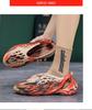 Cozy Camouflage Parent-Child Closed-Toe Beach Sandals for Spring/Summer - Unisex Casual Hollow Shoes