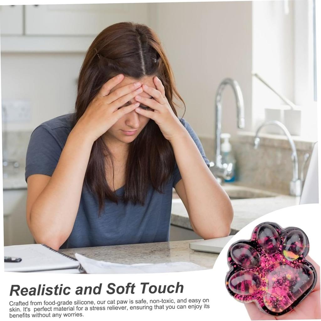 Hračky na mačkání kočičí tlapky Roztomilé Kawaii fufu Hračky pro úlevu od stresu Senzorické hračky Želé Mačkací Fidget hračky Novinky pro děti Dospívající